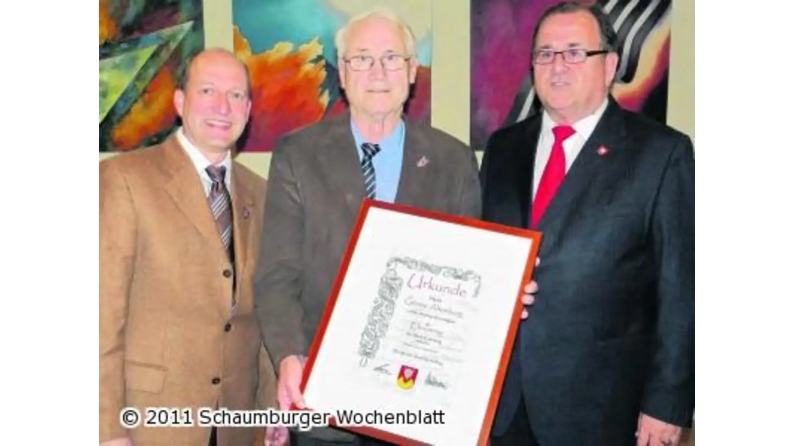 Zur letzten Sitzung stehen Ehrungen ganz oben (Foto: pd)