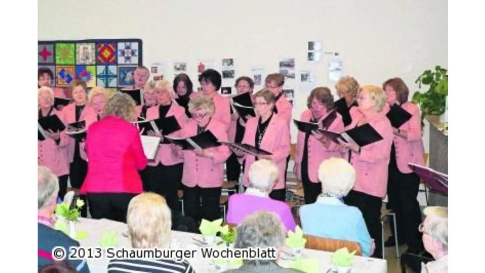Fröhliche Lieder gegen das trübe Regenwetter (Foto: red)