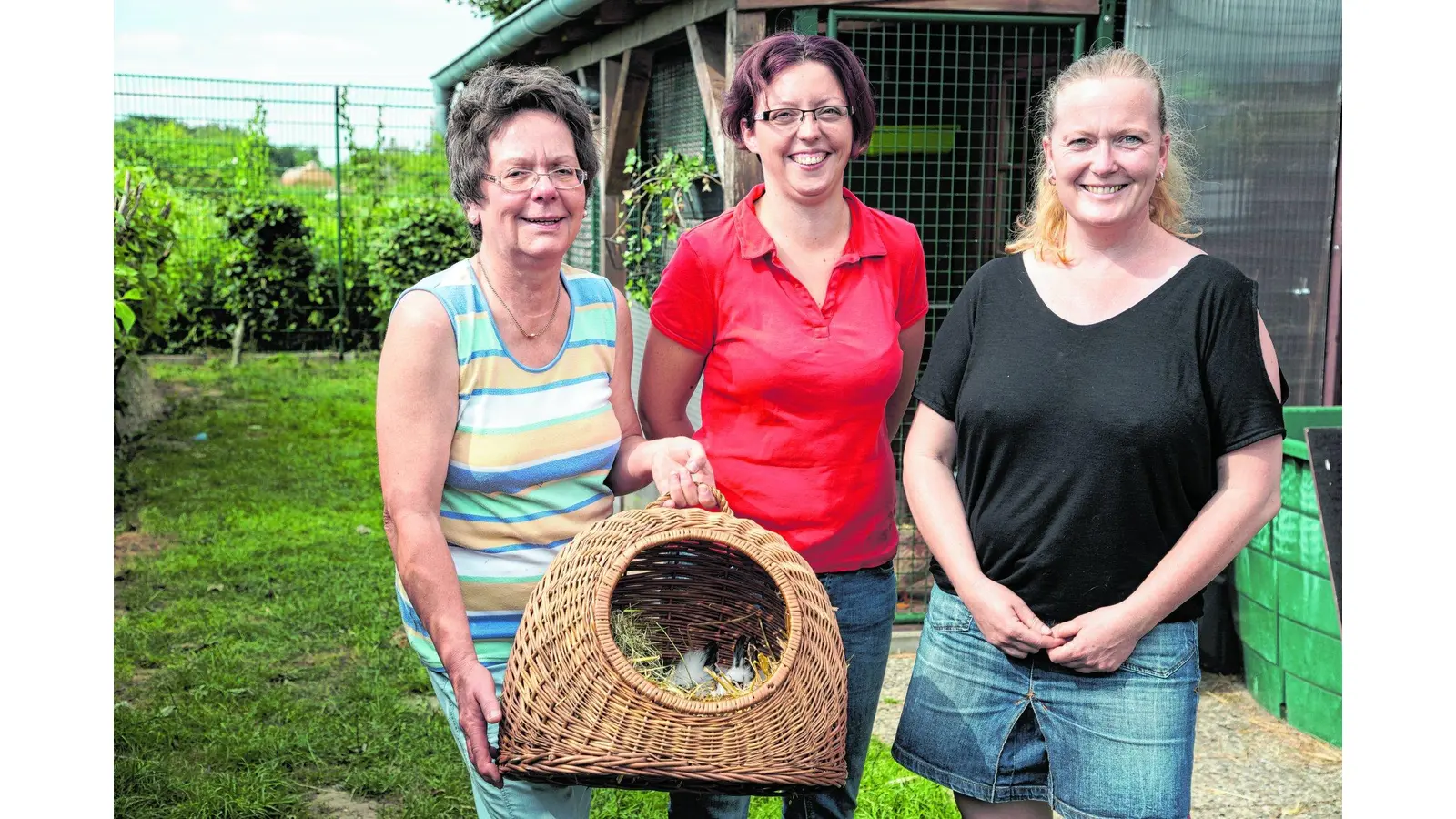 Der Erlös aus Hausflohmarkt kommt den Kaninchen zugute (Foto: jl)
