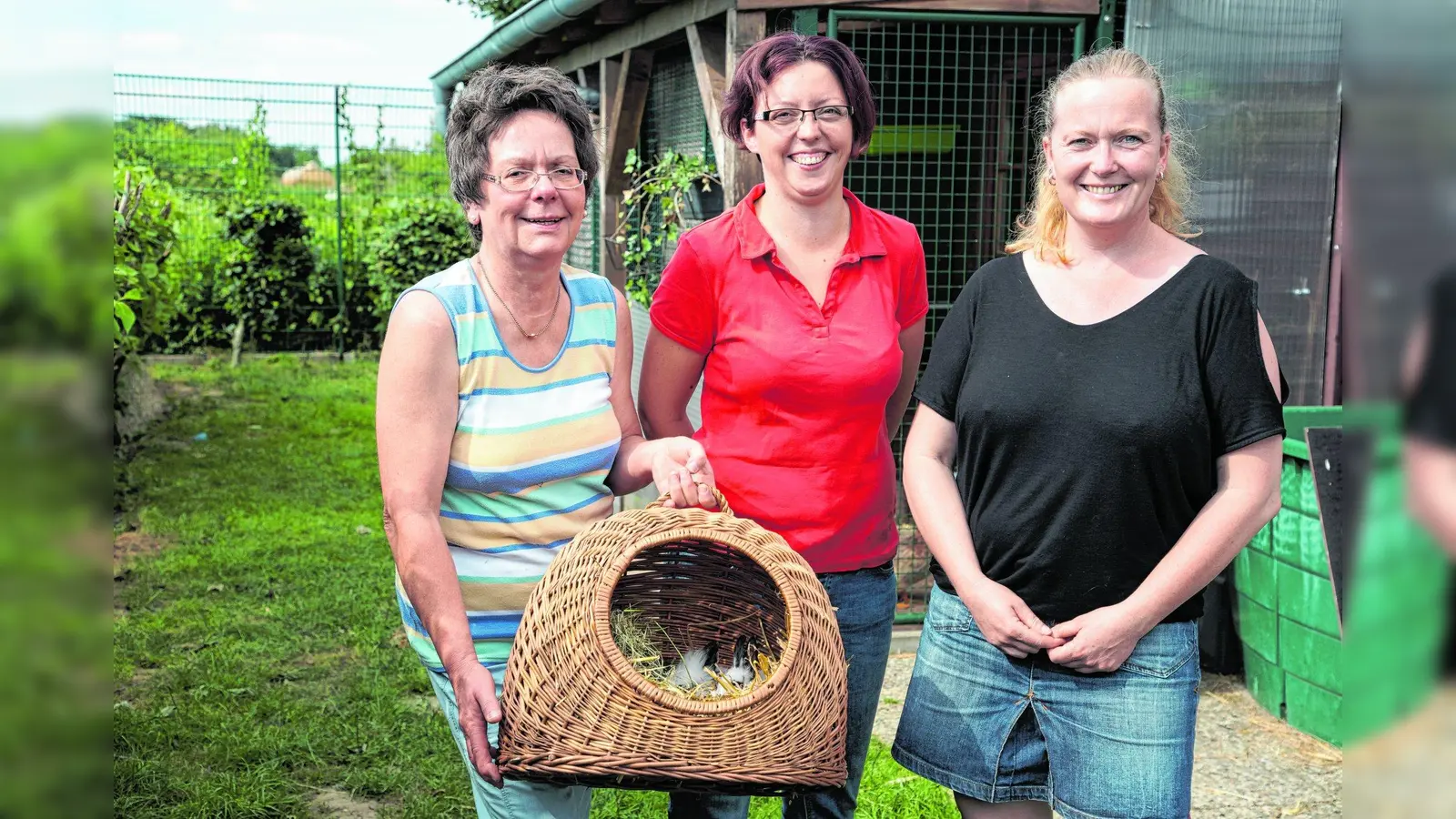 Der Erlös aus Hausflohmarkt kommt den Kaninchen zugute (Foto: jl)