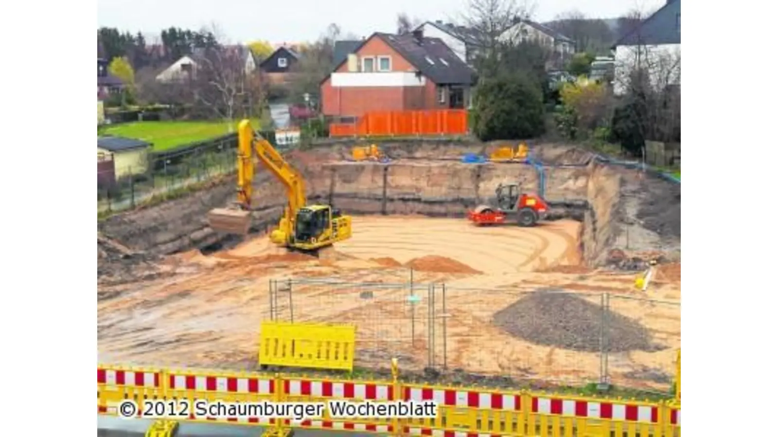 Lage an der Baugrube Grover Straße entspannt sich (Foto: red)