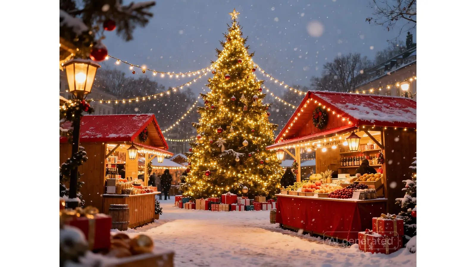 Wo gibt es in diesem Jahr Advents- und Weihnachtsmärkte? (Foto: KI)