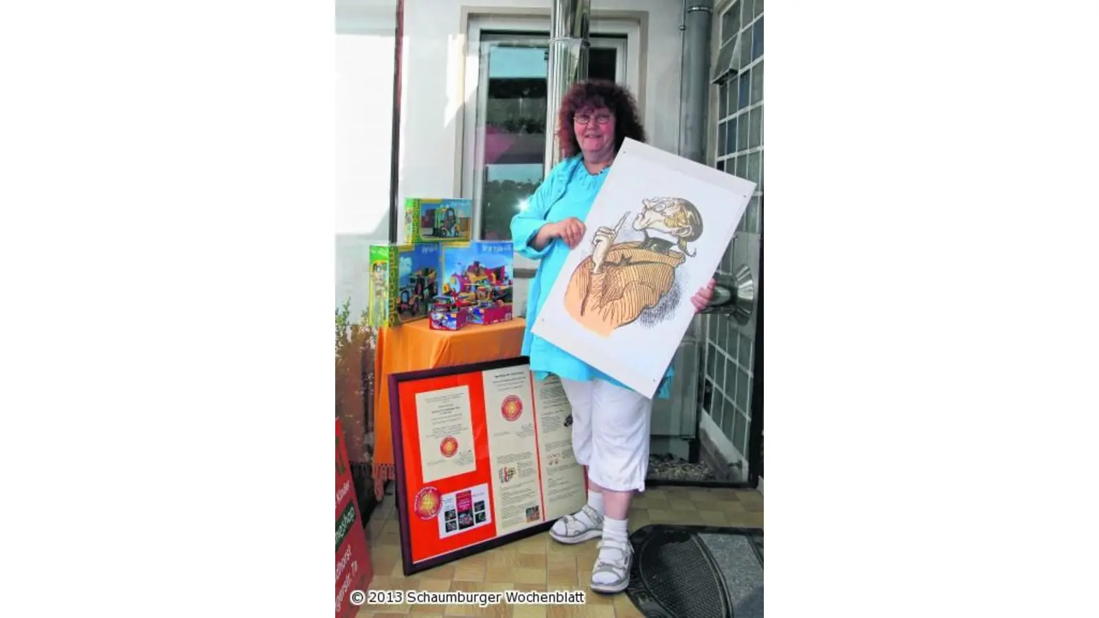 Lehrer Lämpel macht es mit links (Foto: mh)