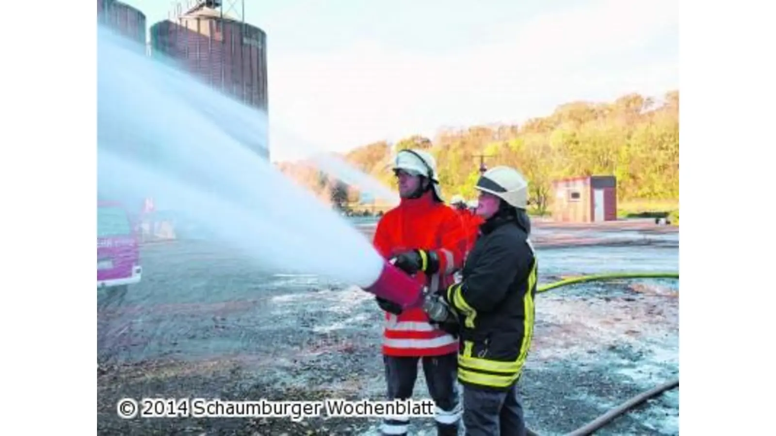 30 Einsatzkräfte stellen Fähigkeiten unter Beweis (Foto: mk)