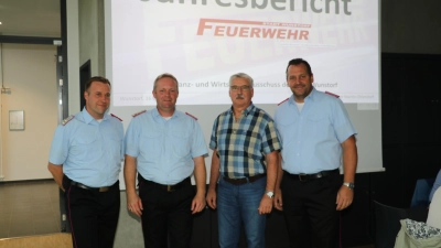 Im Ausschuss (v.li.): Benjamin Heidorn, Martin Ohlendorf, Karl-Peter Philipps und Robert Focke. (Foto: gi)