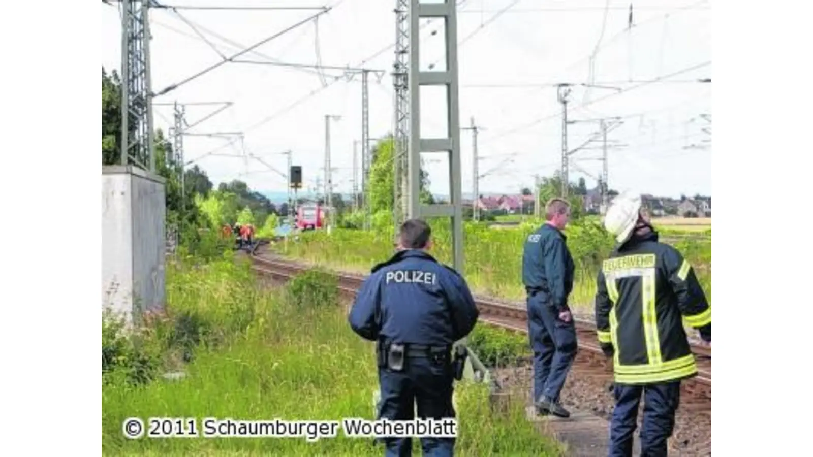 S-Bahn-Stromabnehmer beschädigt Oberleitung (Foto: red)