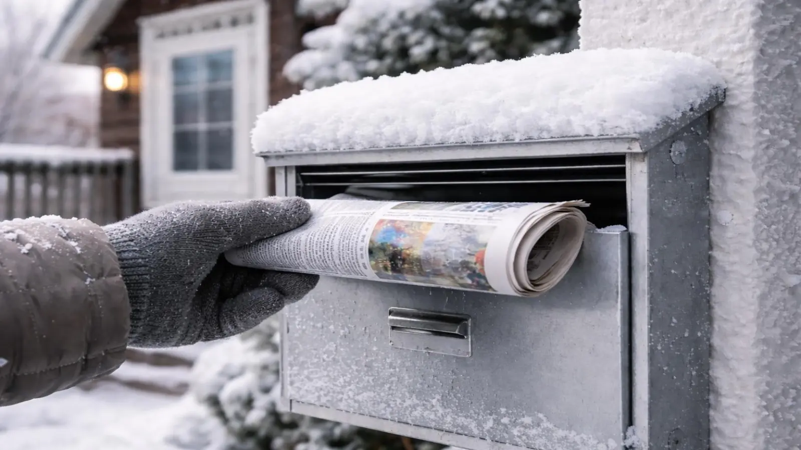 An diesem Wochenende verlangt der Wintereinbruch den Zustellern des Schaumburger Wochenblatts einiges ab. (Foto: KI)