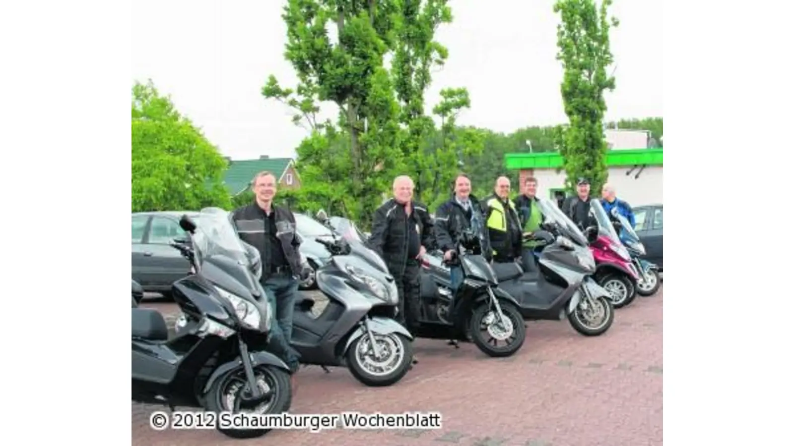 Großrollerfreunde feiern (Foto: pp)