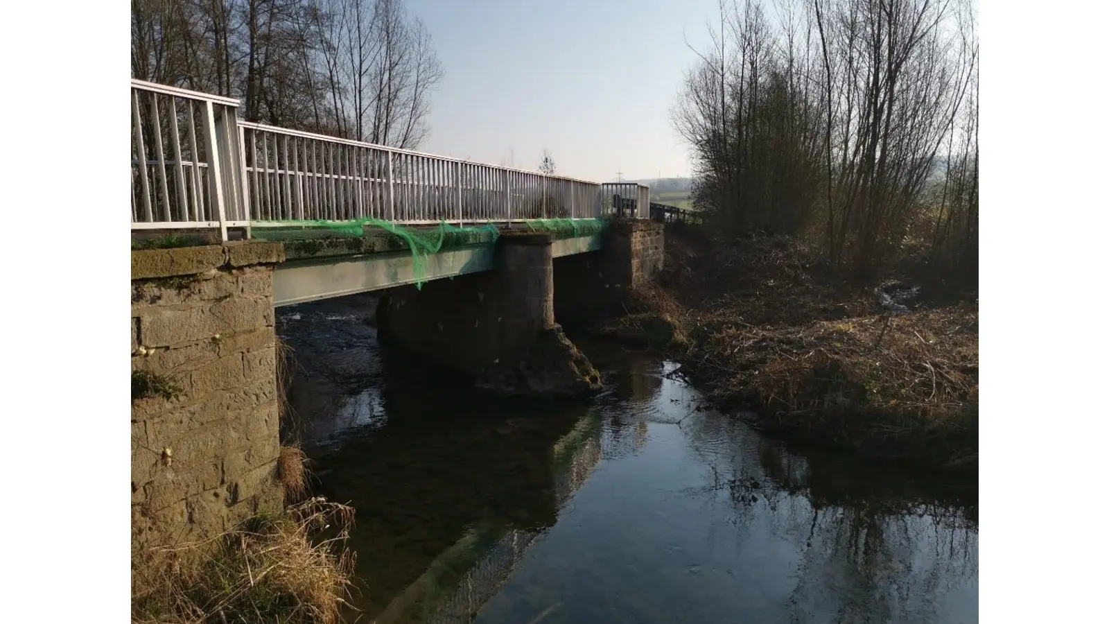 Die Kreisstraße 73 und der Ersatzneubau der Brücke „An der Aue“ optimieren die Verkehrswege. (Foto: privat)