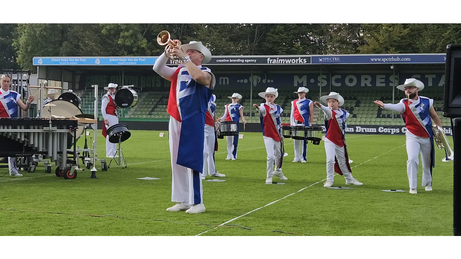 Die Blue Bandits aus Hagenburg bei ihrem Final-Lauf in Dordrecht. (Foto: privat)