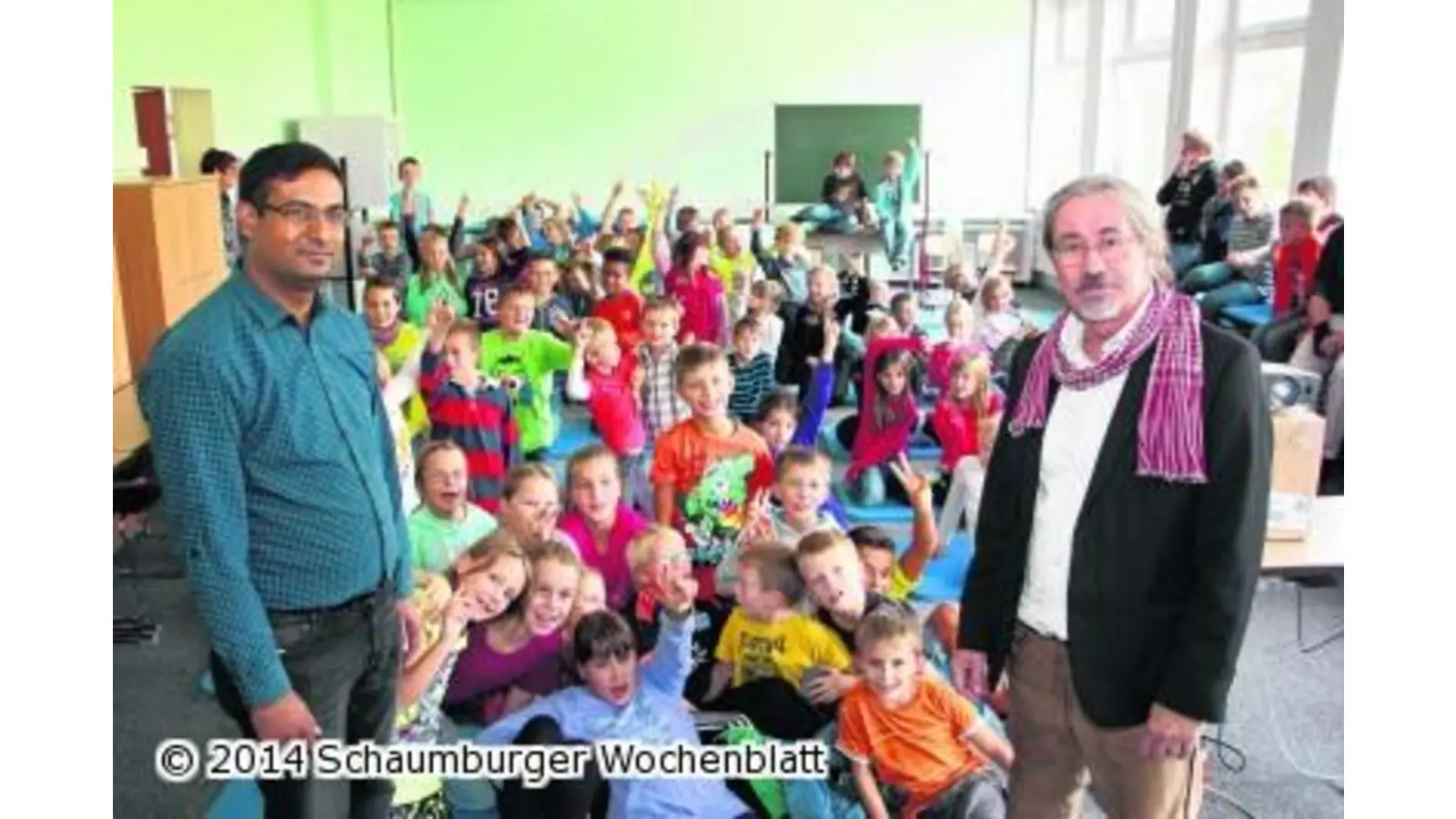 Gast aus Indien erzählt von Elefanten auf der Straße (Foto: jl)