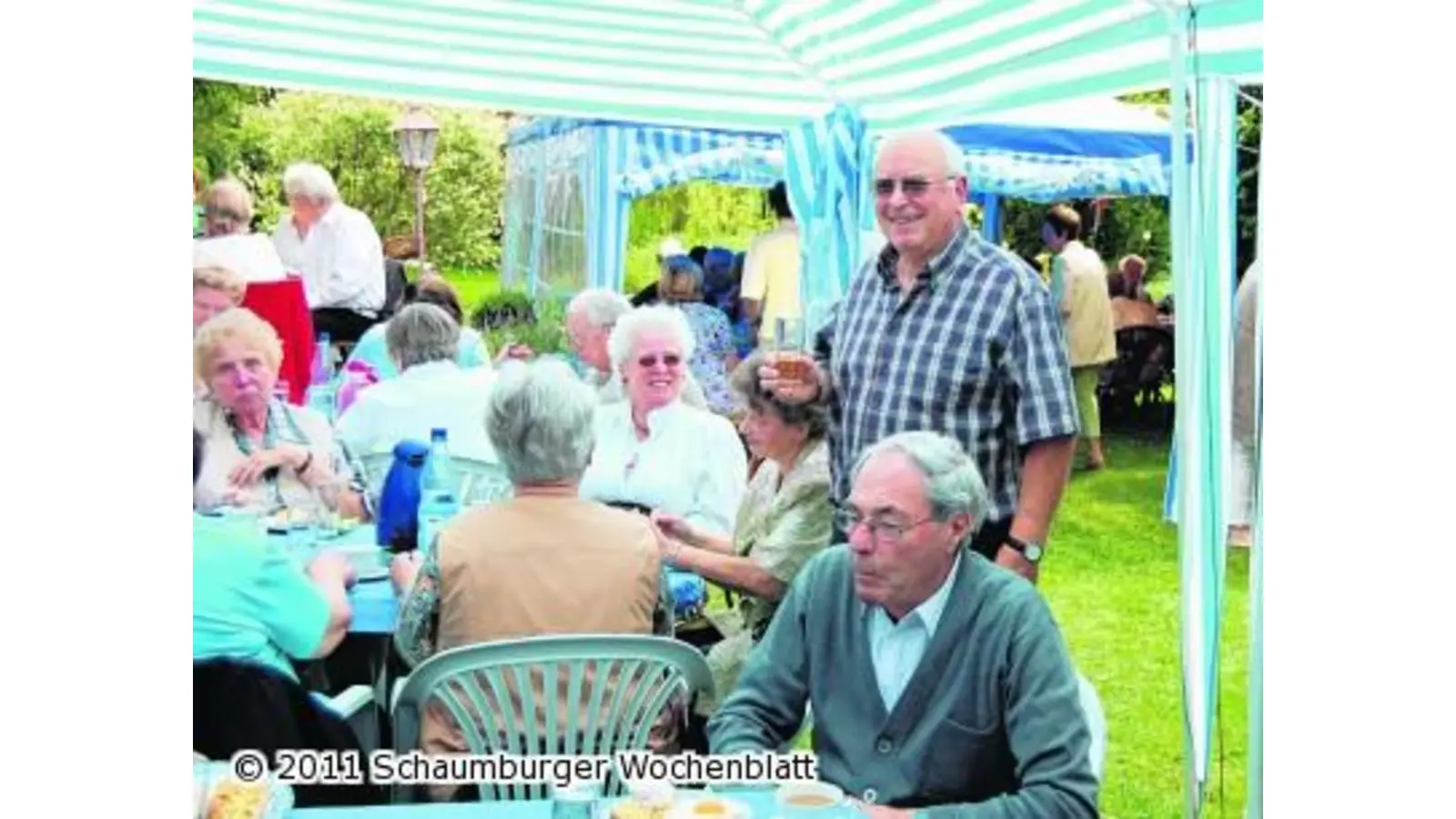 80 Mitglieder feiern beim Vorsitzenden (Foto: red)