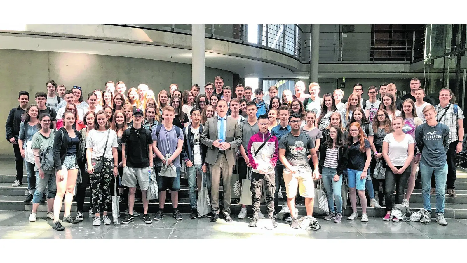 Politik ist Teil des Klassenfahrtprogrammes (Foto: jh)