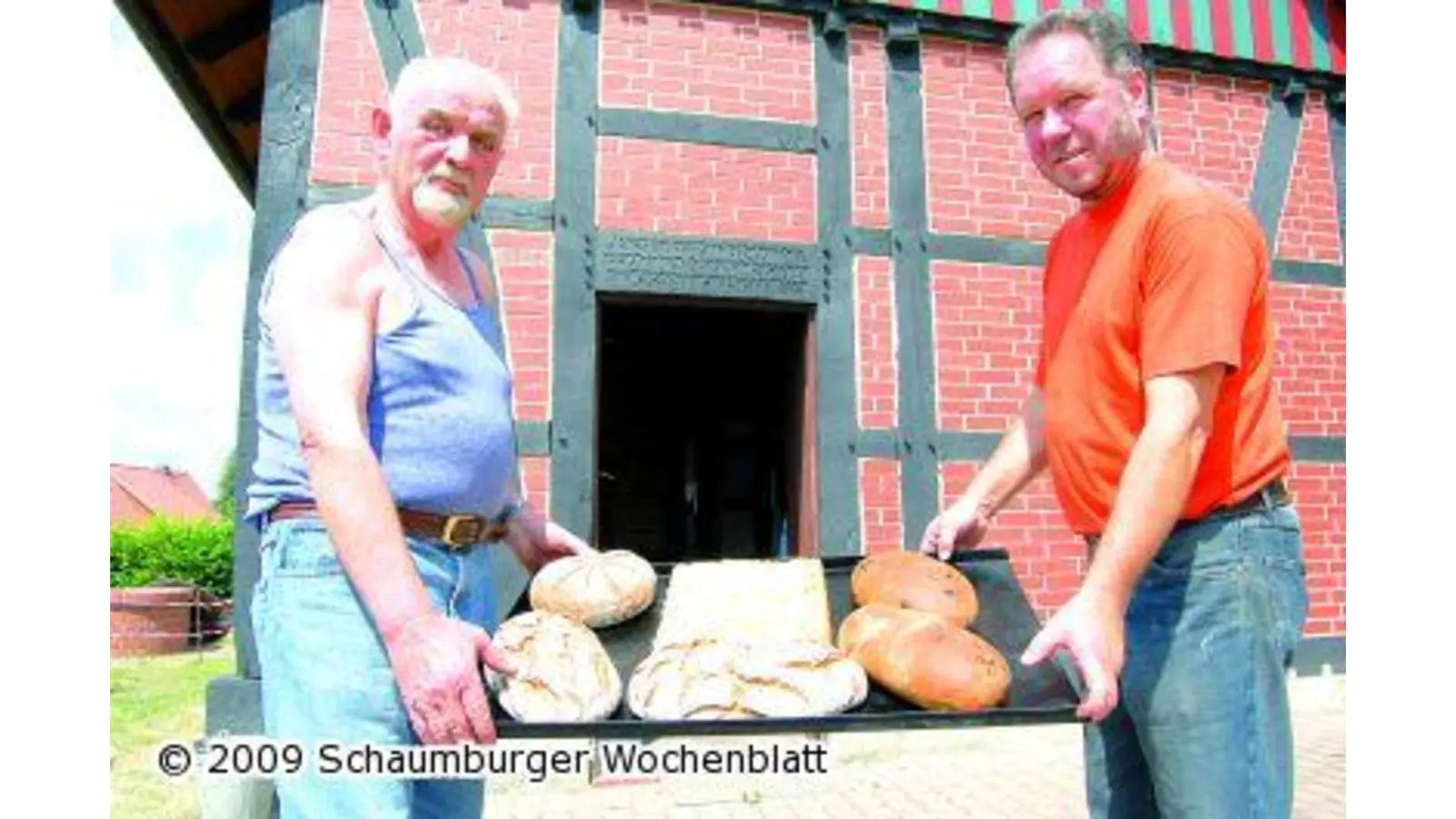 Zeitung zeigt die Temperatur im Ofen an (Foto: ste)