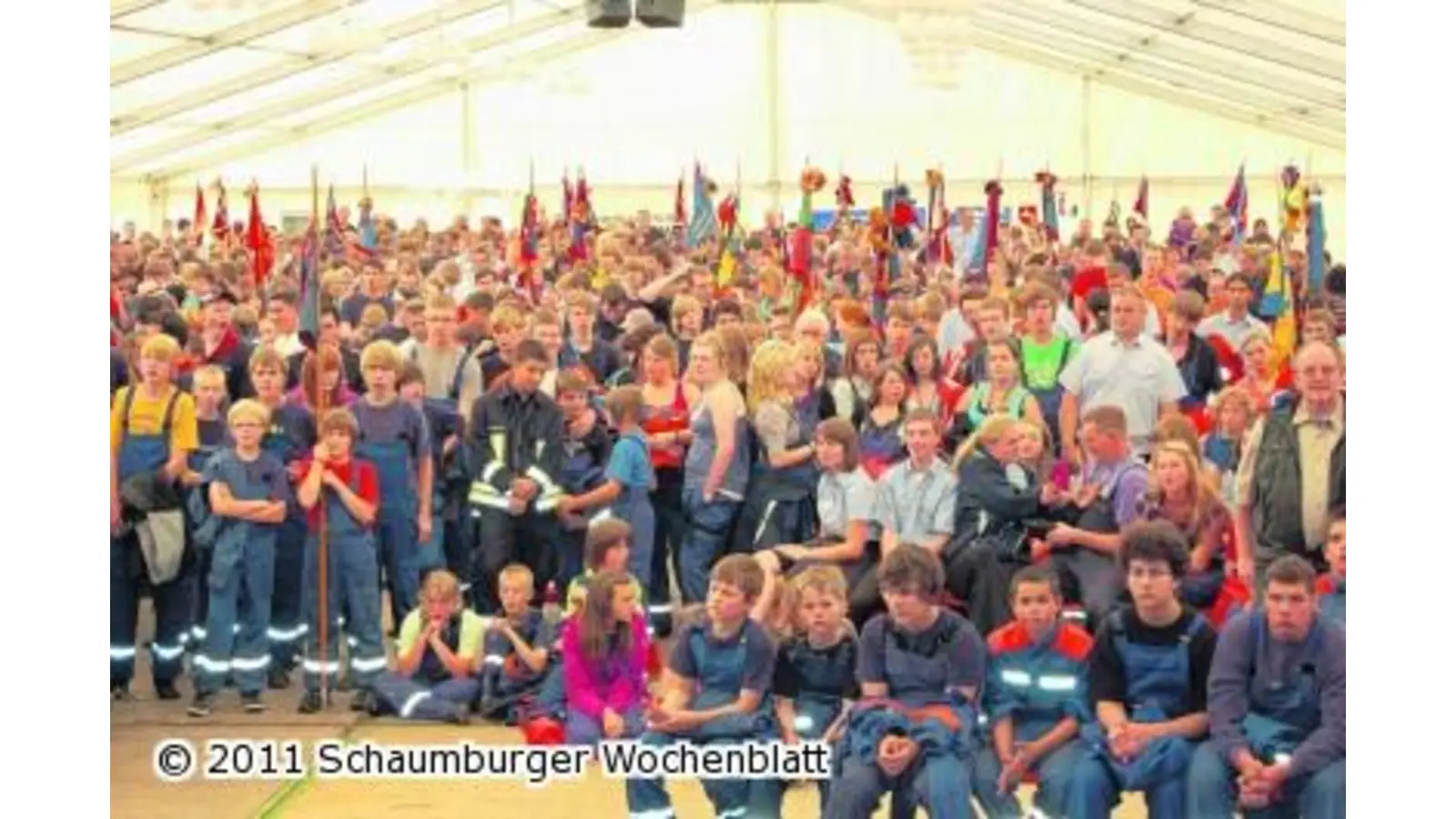 Das Zeltlager strotzt vor lauter Leben (Foto: red)