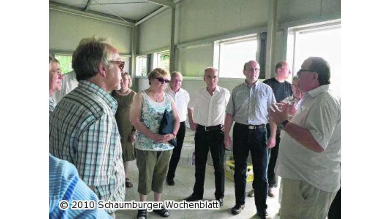 Hallenbau weckt Landkreis-Interesse (Foto: al)