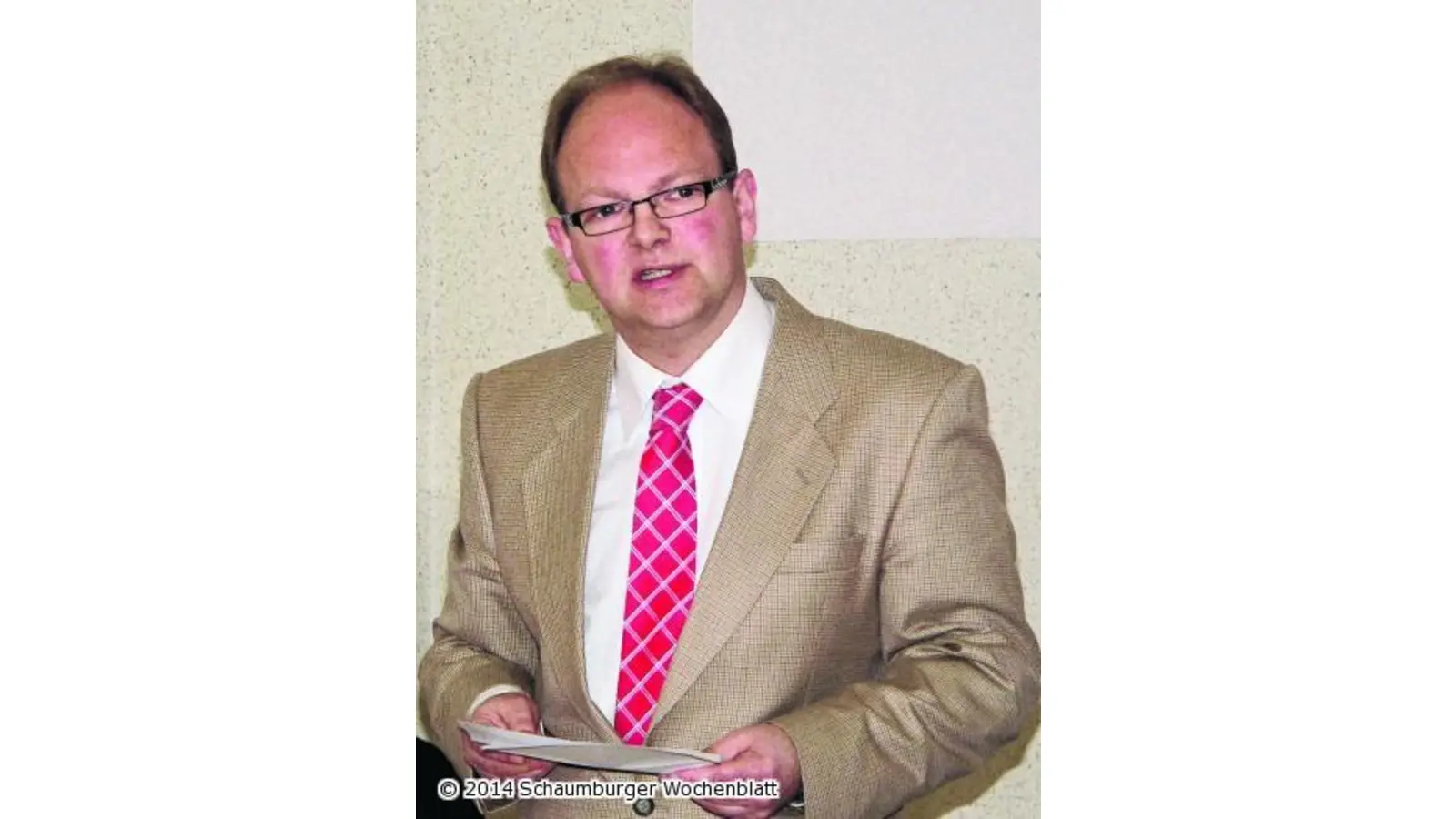 Sven Janisch stellt sich für die SPD zur Wahl als Bürgermeister (Foto: al)