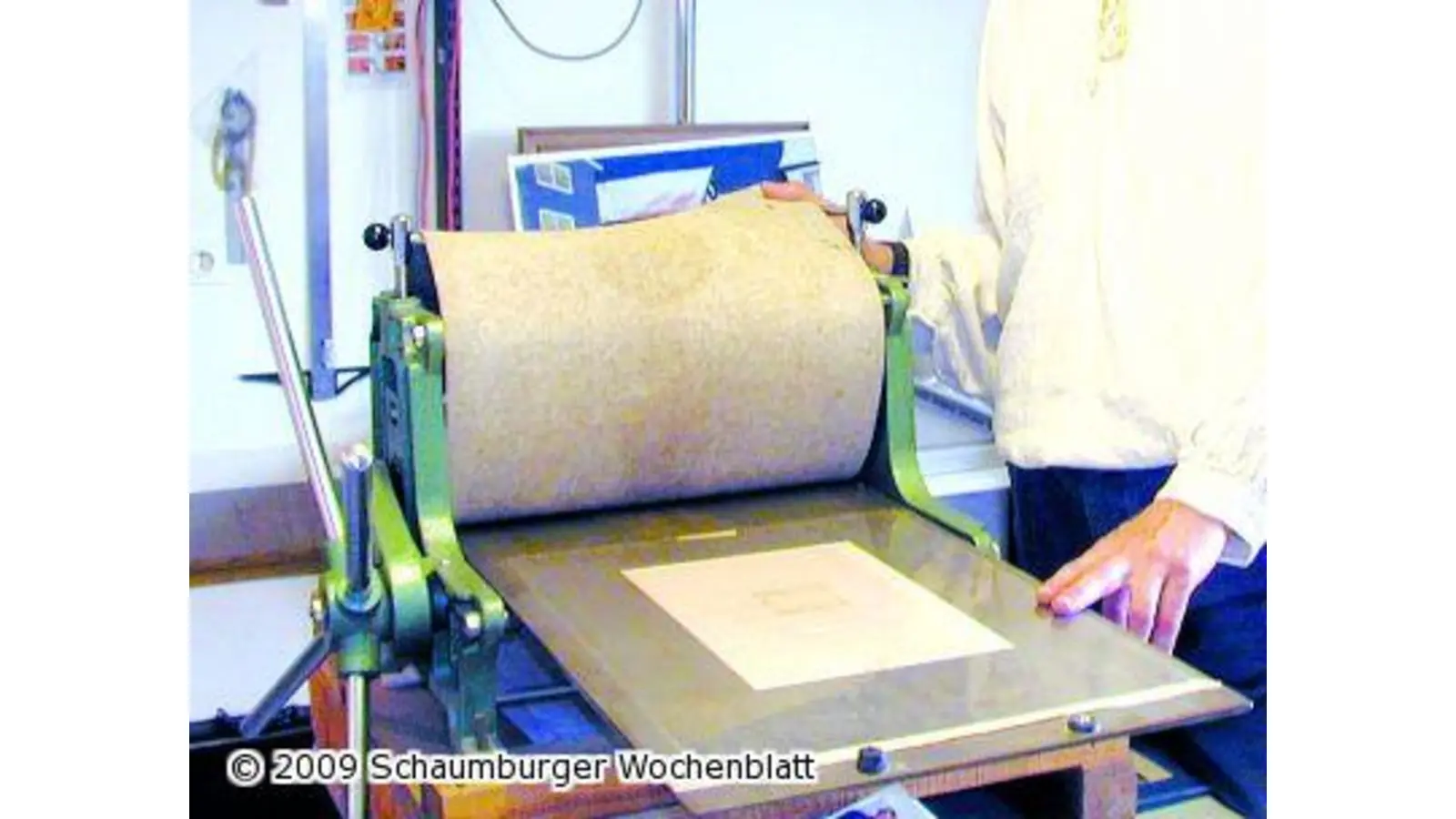 Druckgrafik-Kurs bei der Volkshochschule (Foto: red)