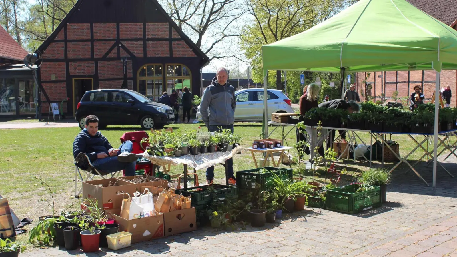 Eignet sich für Marktveranstaltungen: Der Platz im Scheunenviertel. (Archivbild: privat)