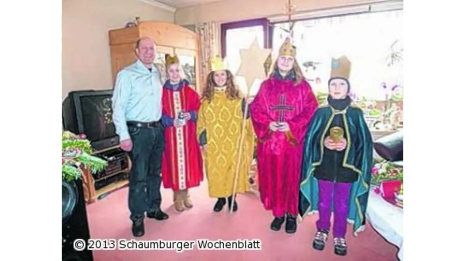 Königlicher Besuch beim Bürgermeister (Foto: em)