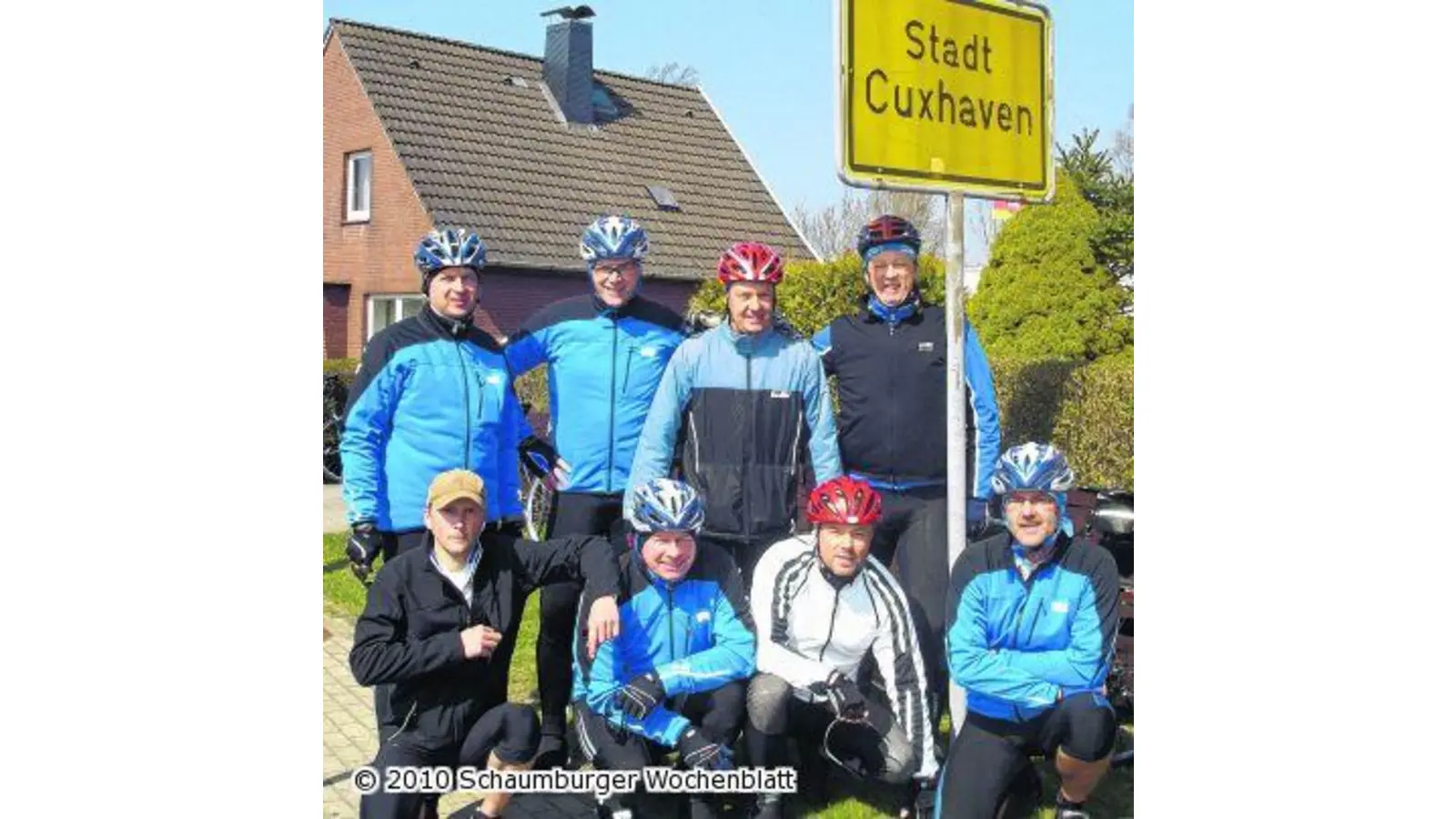 Die Wiedensahler Radler sind unterwegs nach Cuxhaven (Foto: wtz)