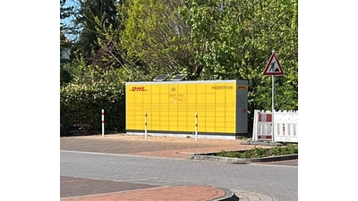 Die neue DHL-Packstation im Bereich des Amtsplatzes. (Foto: privat)