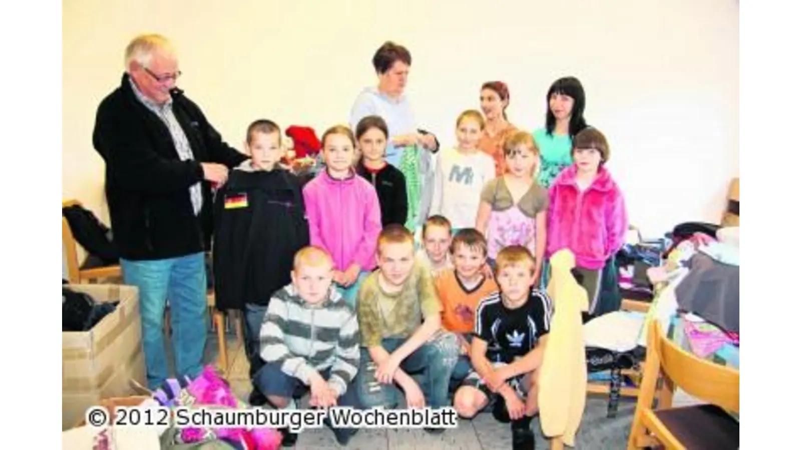 Schaptschizy-Kinder sind jetzt zu Besuch (Foto: gi)