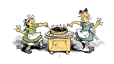 Zum Abschluss gibt es eine Führung durch die Sonderausstellung „Von bösen Kindern”- (Foto: Carl Storch: Illustration zu Maus und Molli. Eine Mädelgeschichte in sieben Streichen nach Wilhelm Busch von Wilhelm Herbert, München 1925.)