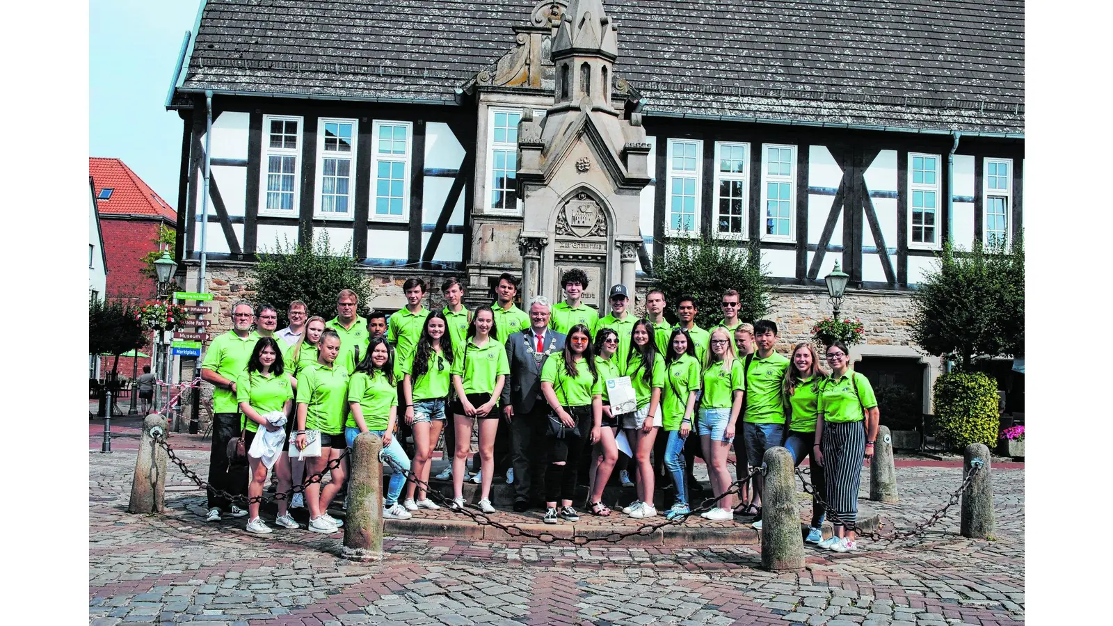 Sie kommen aus aller Herren Länder (Foto: jh)