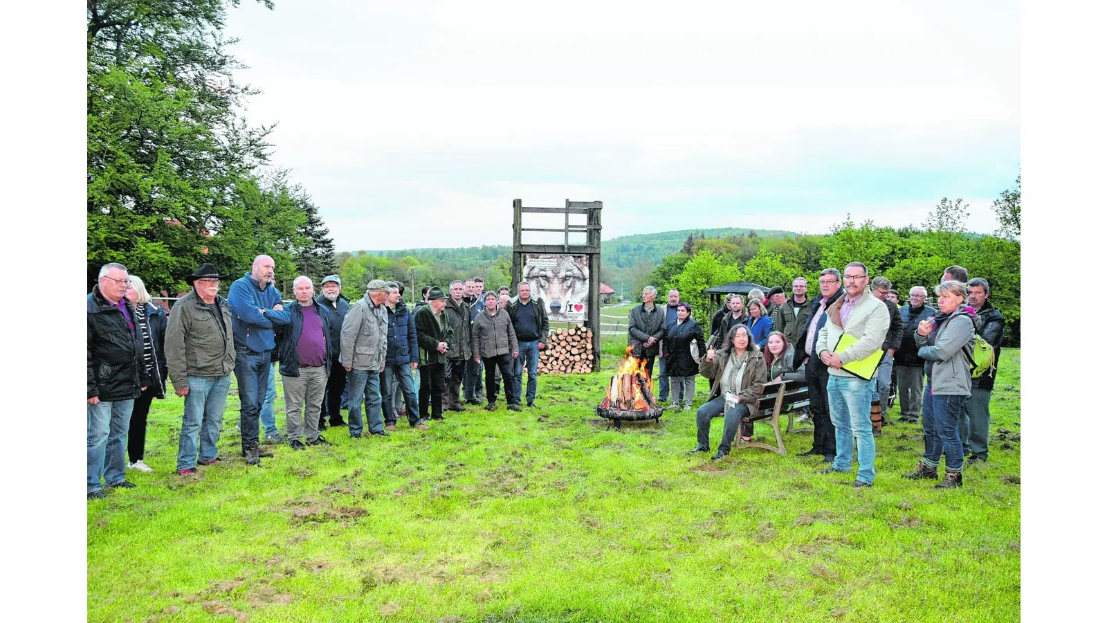 Die Weidetierhalter diskutieren über den Umgang mit dem Wolf (Foto: red)