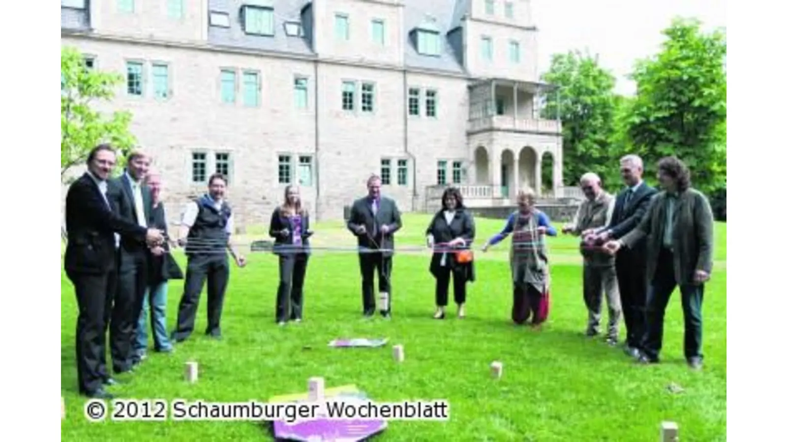 Wundersame Begegnungen im Schloss-Garten (Foto: bb)