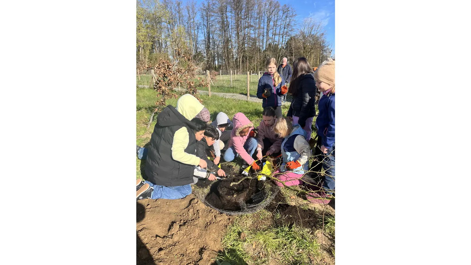 Die Kinder der Grundschule Sonnenbrink hatten viel Spaß bei der Aktion. (Foto: nd)