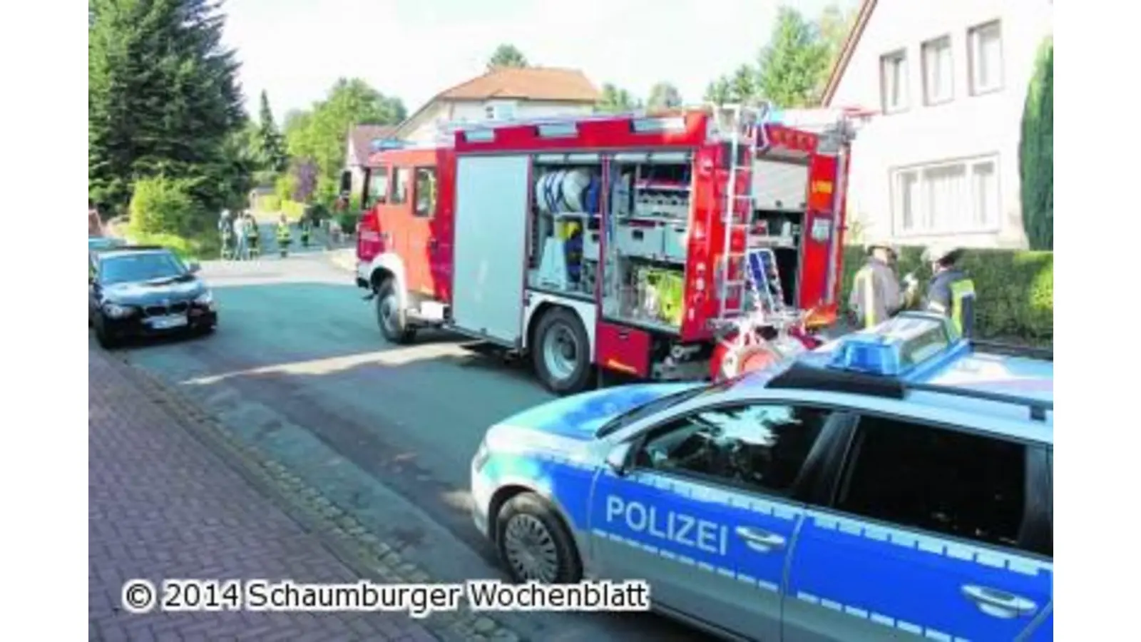 Feuerwehr rückt wegen Gasleck aus (Foto: tr)