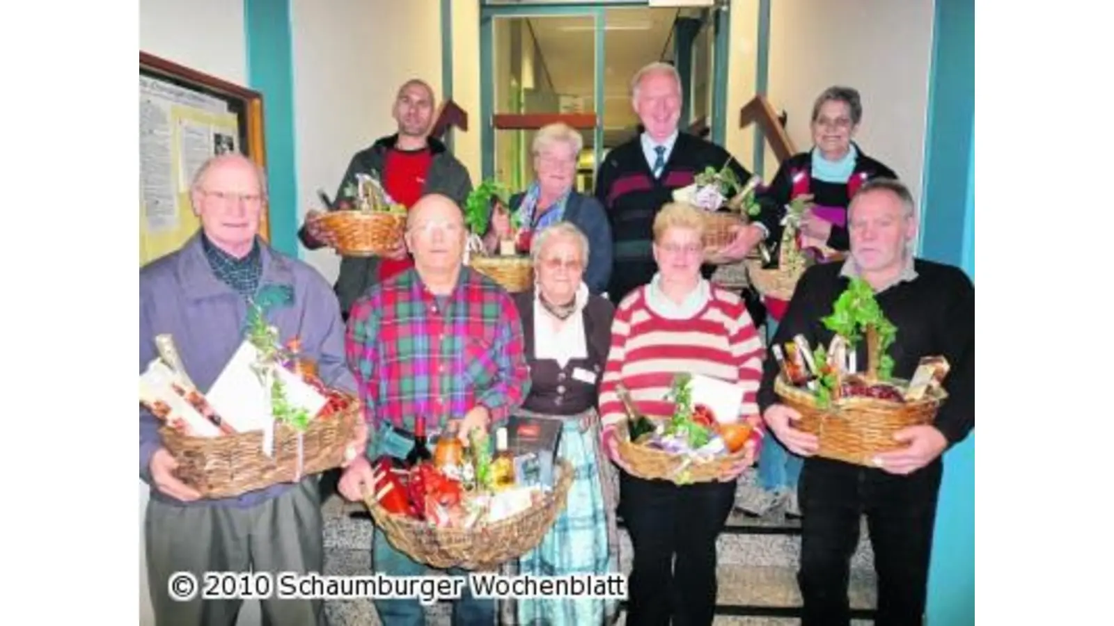 Für die Fleißigen gibt es Körbchen (Foto: ste)