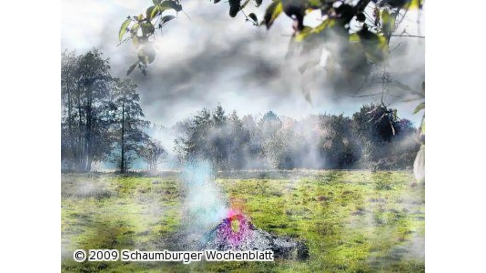 Polizeieinsatz wegen Qualm (Foto: km)