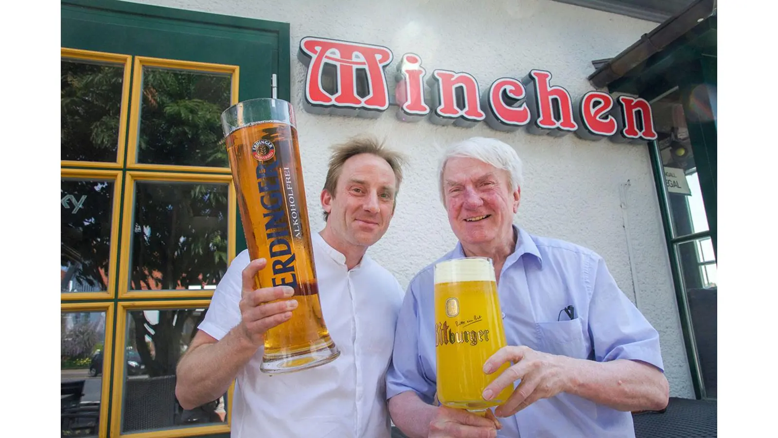 Minchen-Gründer Hans Rainer (re.) mit seinem Sohn Fabian. (Foto: privat)
