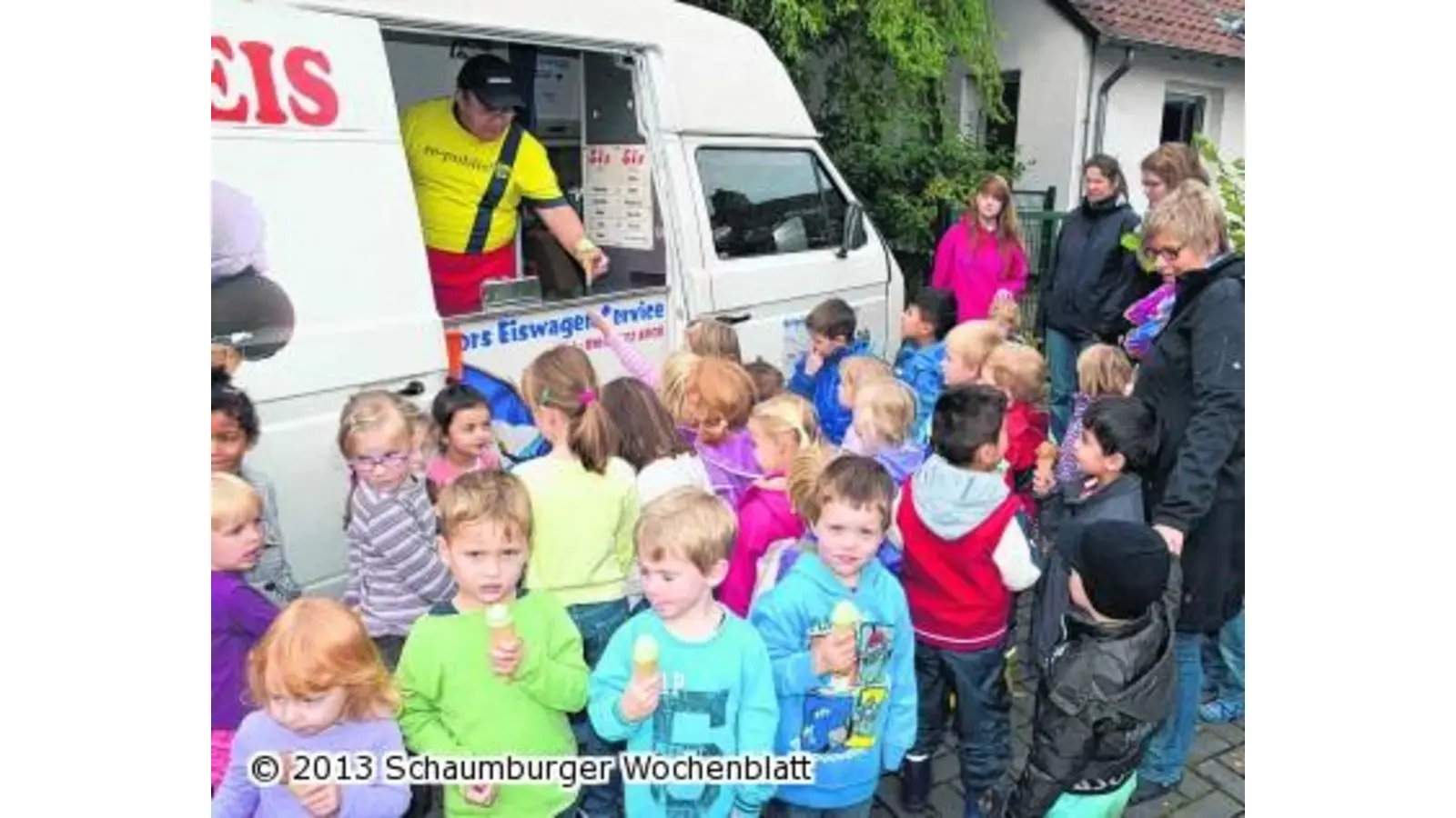 Eintausend Kugeln Eis zum Weltkindertag (Foto: bt)