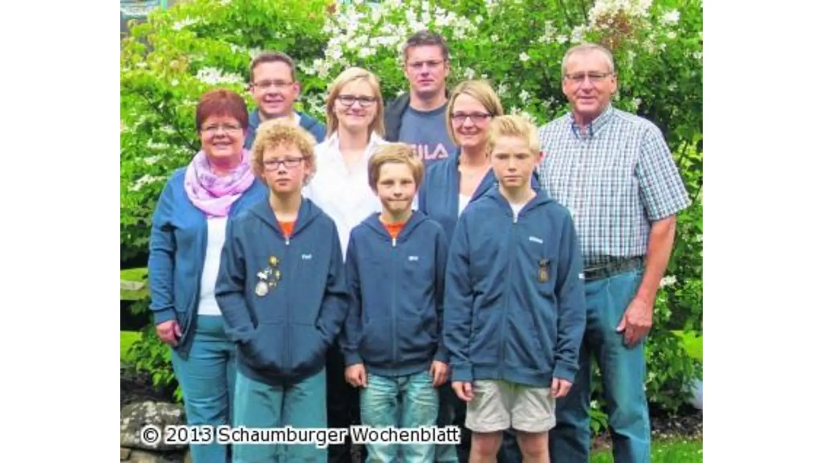 Sieben Landessieger aus Wiedensahl (Foto: red)