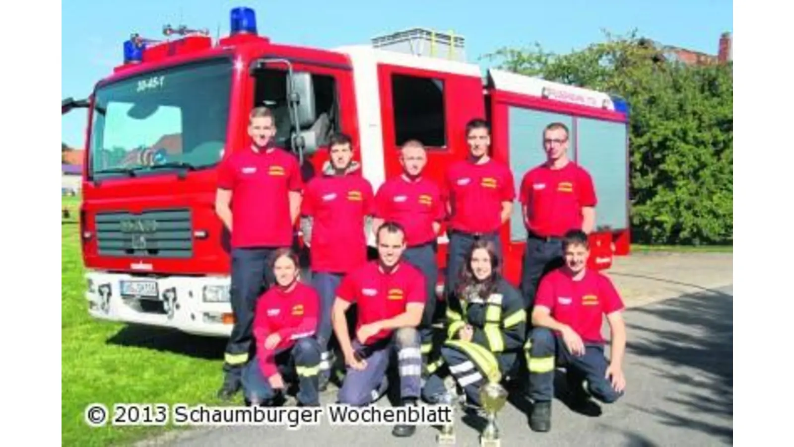 Feuerwehr Sachsenhagen gewinnt den Samtgemeindewettbewerb (Foto: gi)