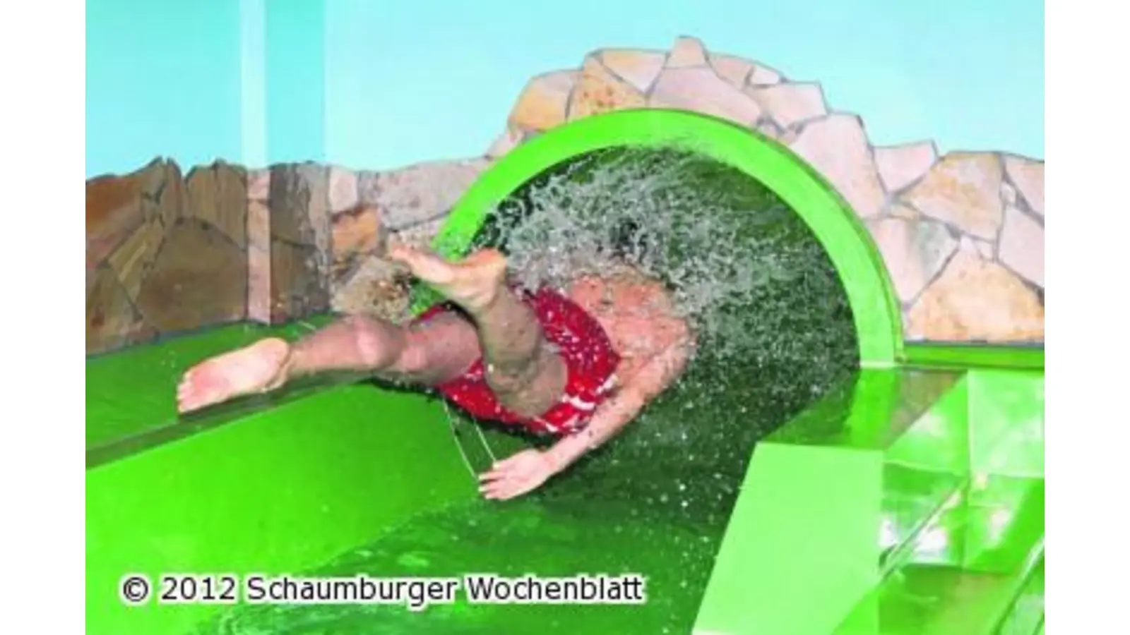 Das Nacktrutschen und Einfetten sind verboten (Foto: bb)