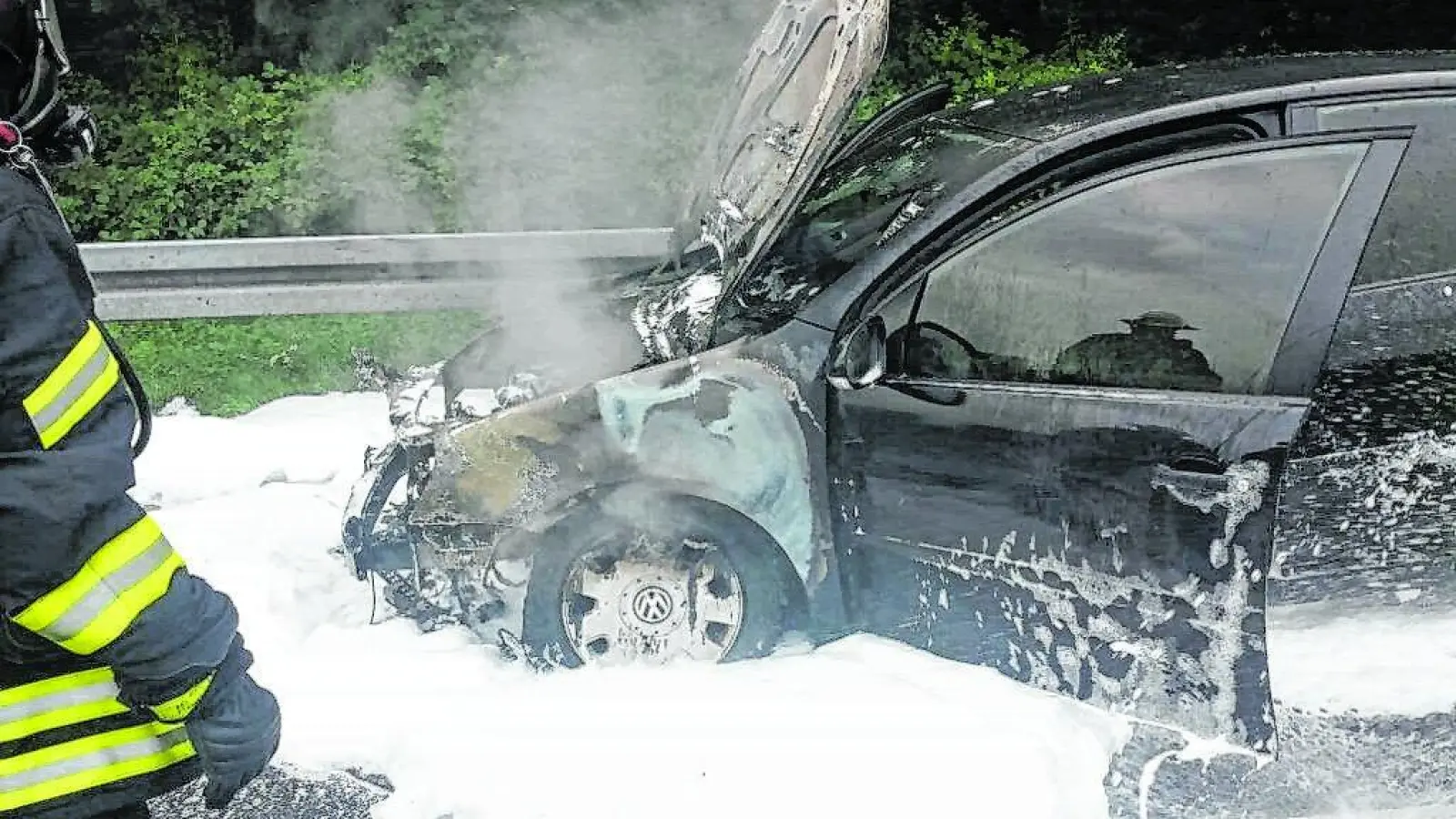 Brände auf der A2 (Foto: al)