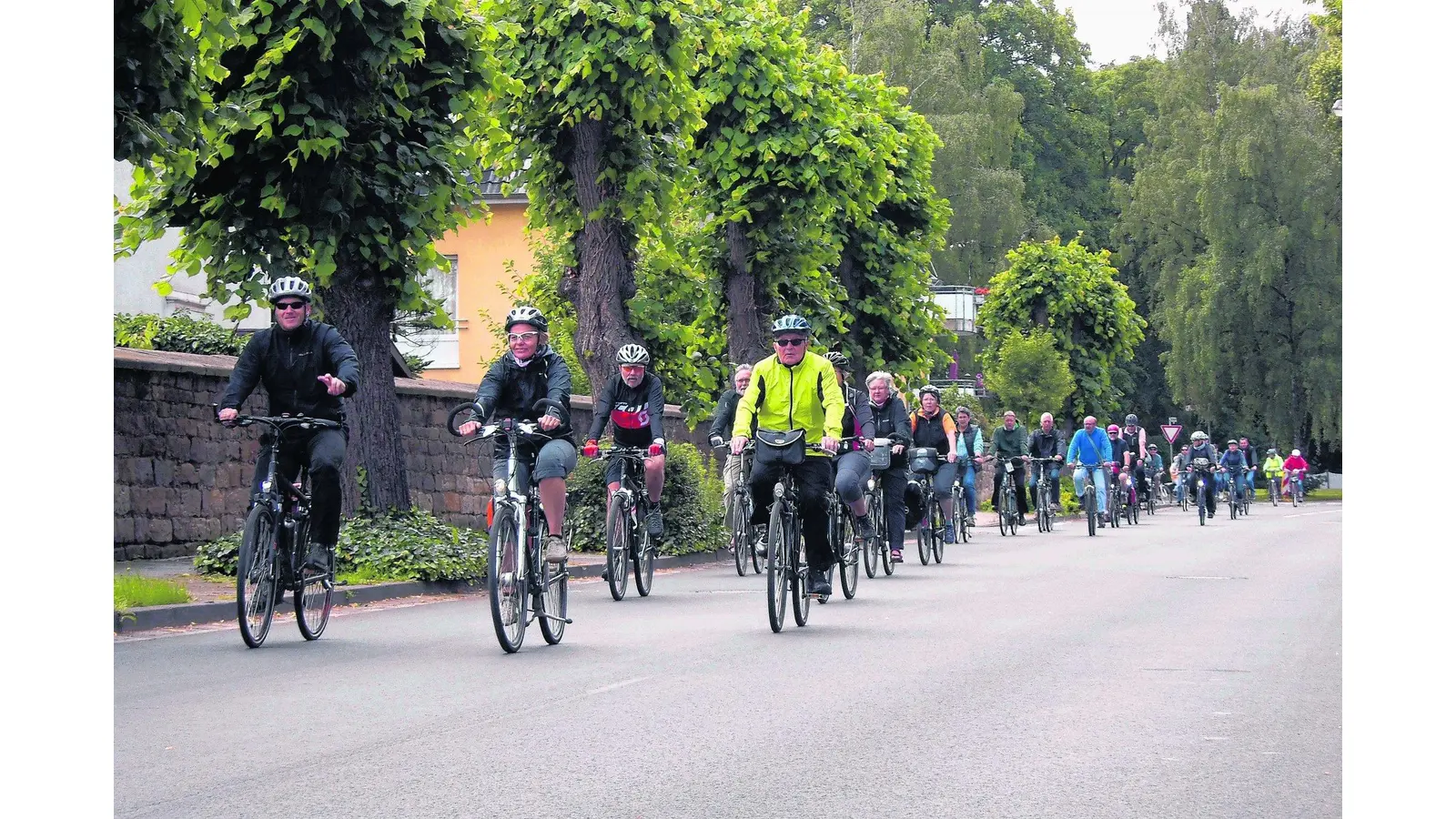 Mit Schwung in der Hüfte und ganz viel Pedalkraft auf die Weserschleife (Foto: wa)