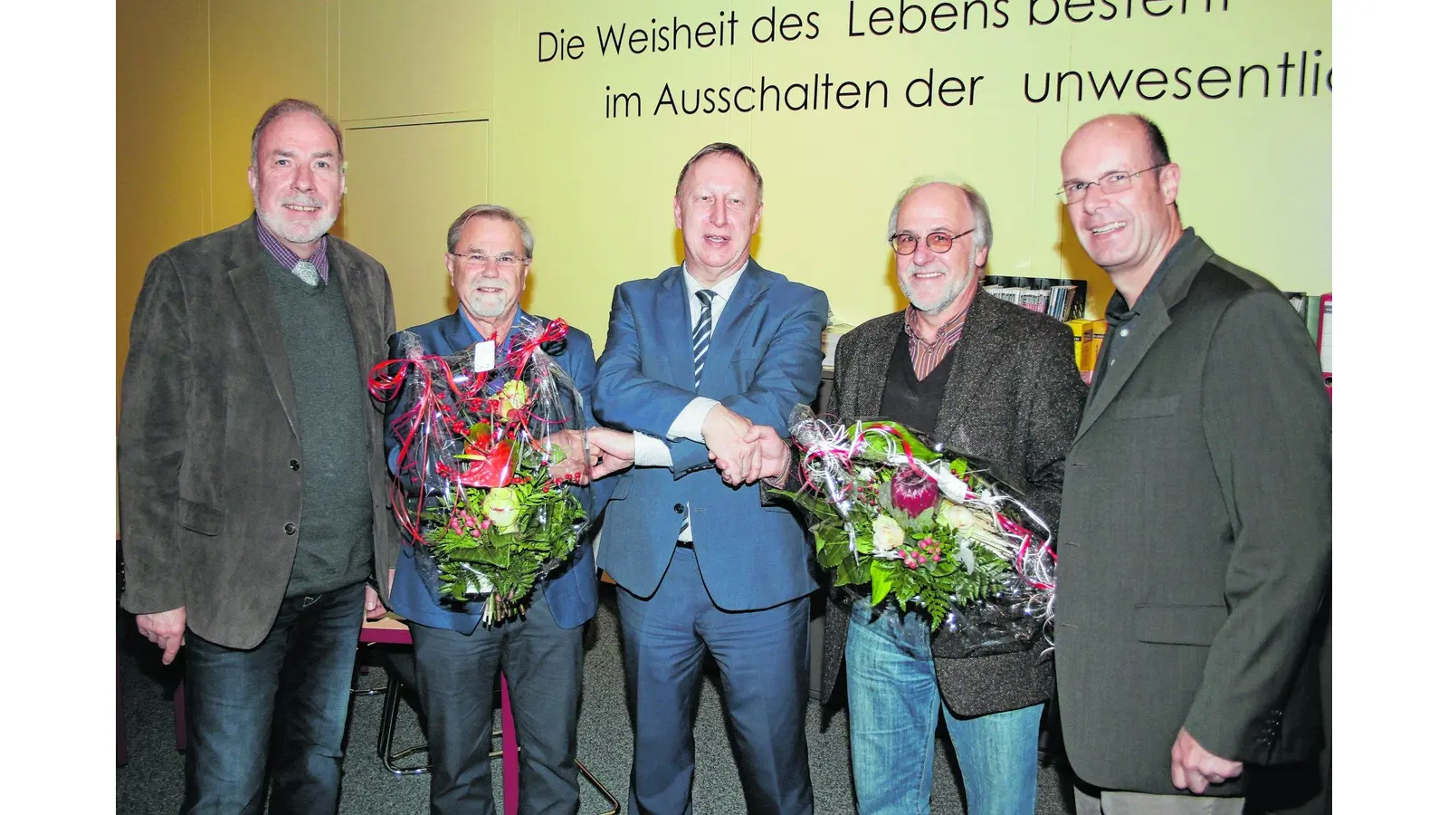 Dank für ein langjähriges Engagement (Foto: bb)