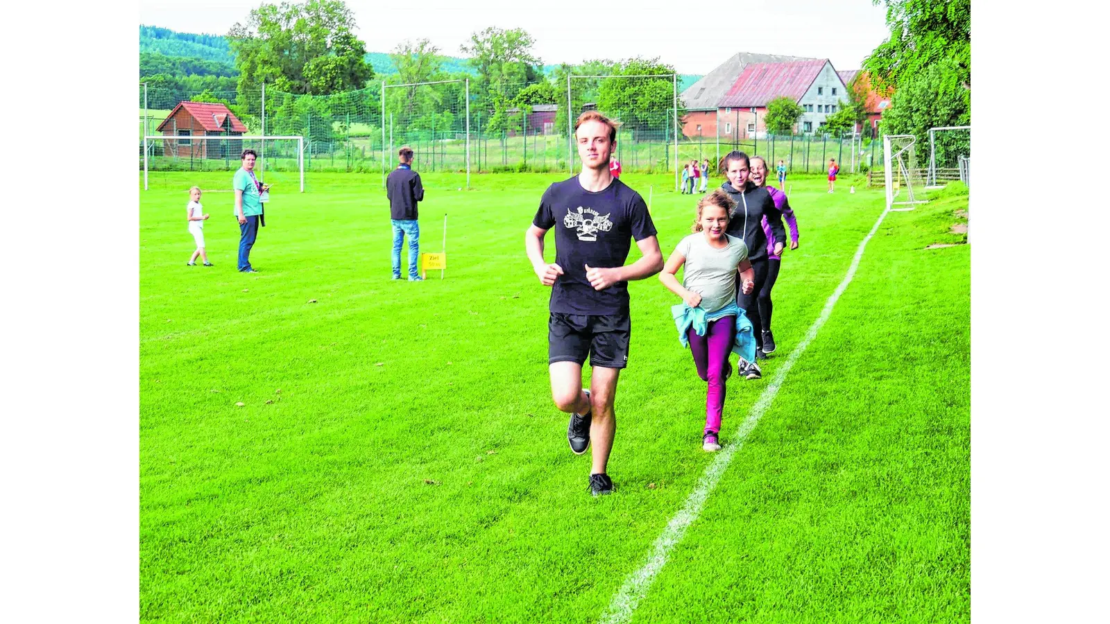 Zum ersten Mal richtiges Sportler-Wetter (Foto: red)