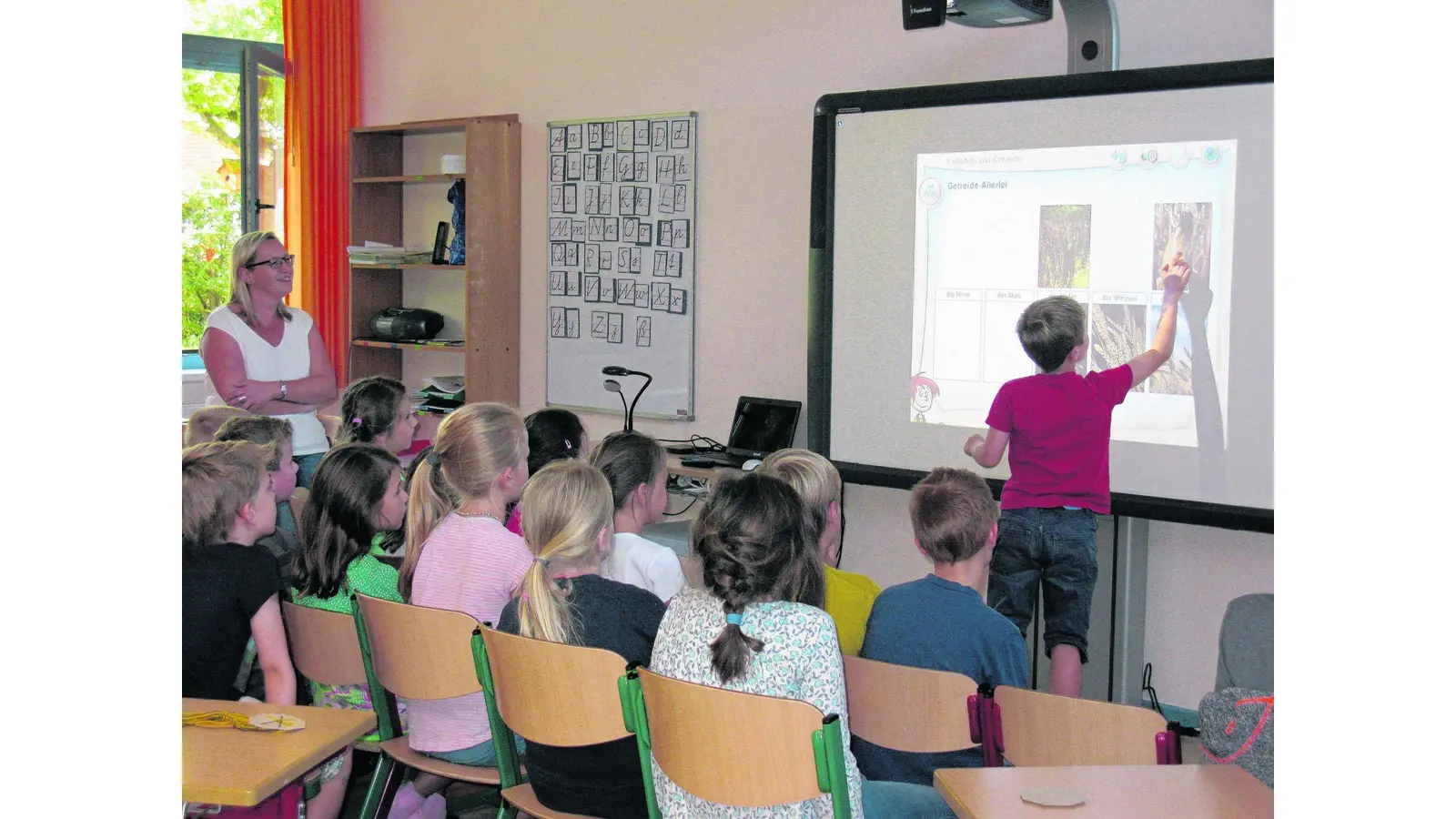 Klassenzimmer ist auf dem neusten technischen Stand (Foto: ha)