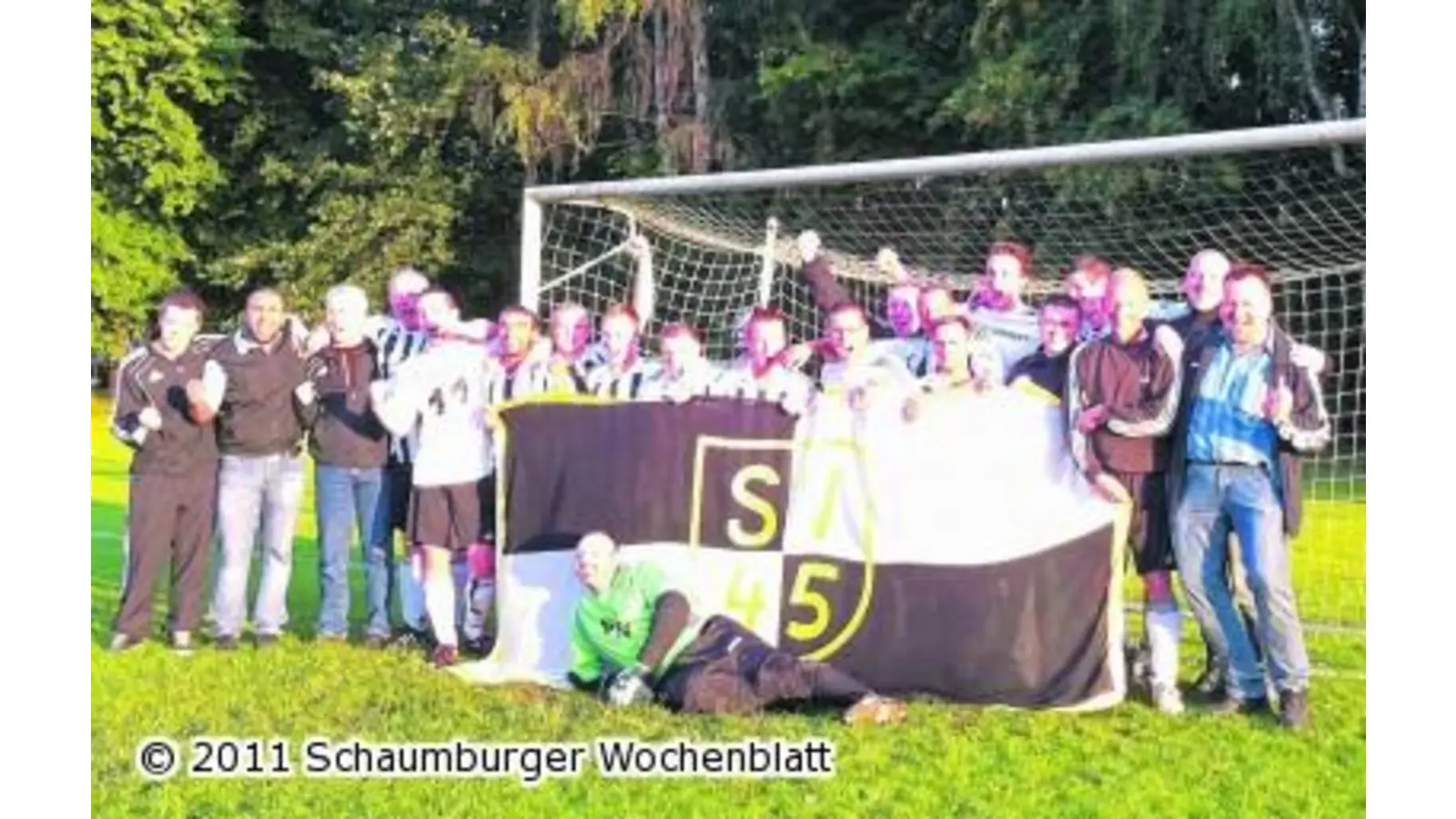 Große Freude beim SV 45 (Foto: pp)