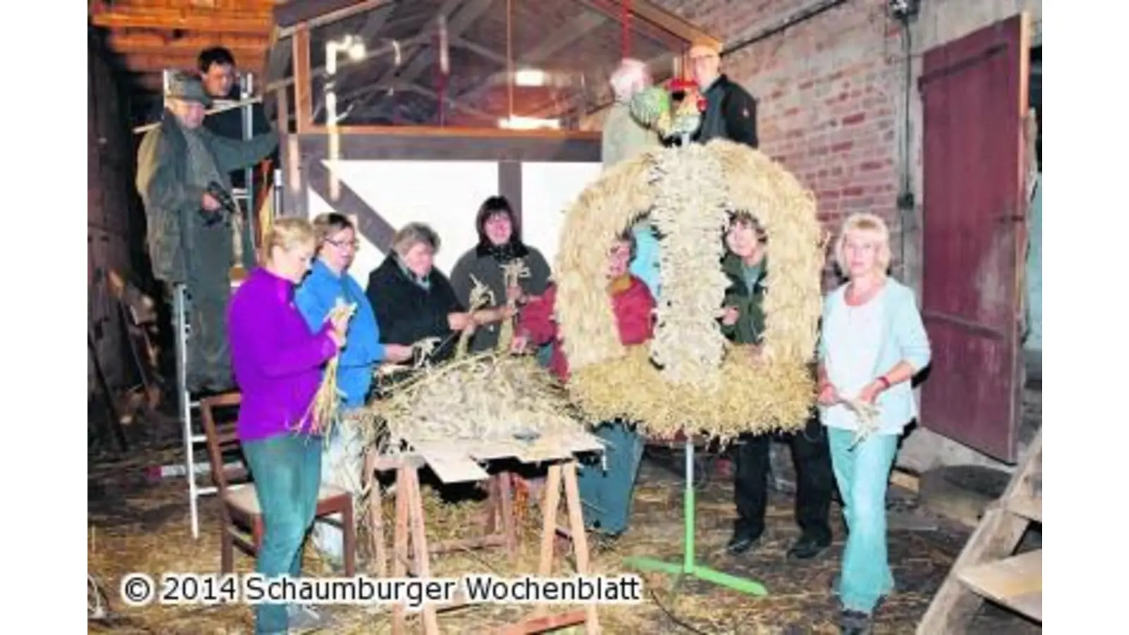 60 Jahre alter Mähbinder ist im Einsatz (Foto: red)