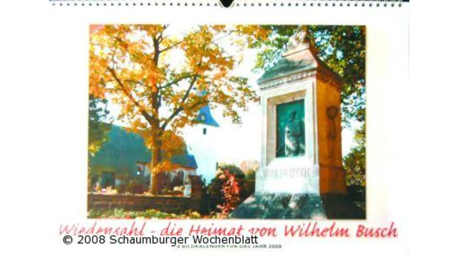 Bildkalender ist ab sofort erhältlich (Foto: wtz)