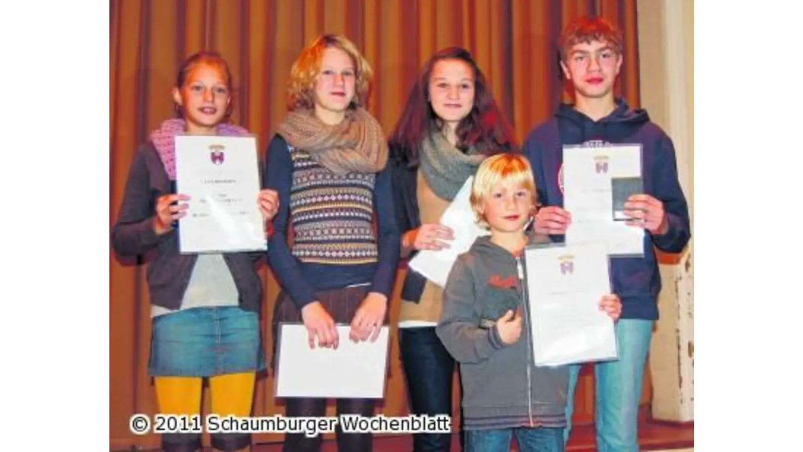 Medaillenflut und Urkunden für die Besten (Foto: red)