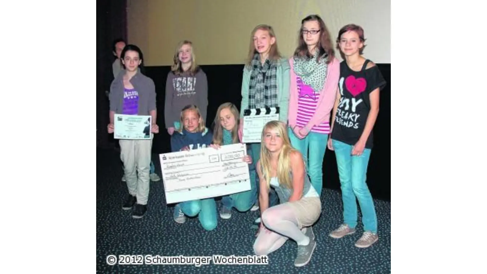 Nachwuchsfilmer gewinnen drei Filmklappen (Foto: wtz)